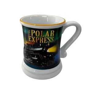 The Polar Express Coffee Mug Train Northern Lights Christmas Holiday Kid Gift 3D